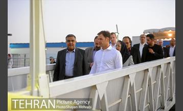 بازدید شهردار بلگراد از دریاچه خلیج فارس و آبشار تهران 8