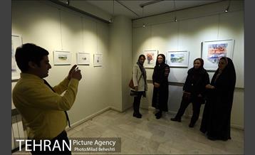 نمایشگاه گروهی نقاشی آبرنگ با عنوان ترنم خیال در گالری نهاوند‎ 9