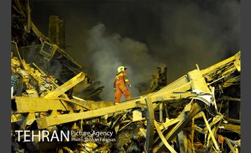 امداد رسانی شبانه در حادثه پلاسکو -2 1