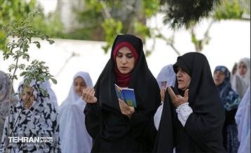 اقامه نماز عید سعید فطر در محله شهران 18