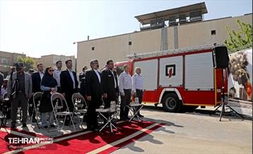 آیین کلنگ‌زنی ایستگاه آتش‌نشانی 18