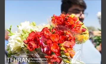 بازار گل شهید محلاتی در آستانه نوروز 40