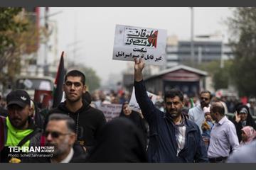 راهپیمایی مردم تهران در محکومیت جنایات رژیم صهیونیستی 20