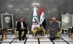 دیدار علیرضا زاکانی با رئیس حشد شعبی عراق