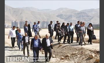 بازدید چند تن از اعضای شورای شهر از پروژه های منطقه 21شهرداری تهران 20