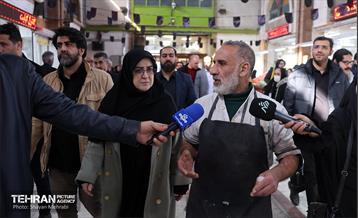بازدید سخنگوی دولت از بازار میوه و تره‌بار و شهروند جلال آل احمد 37