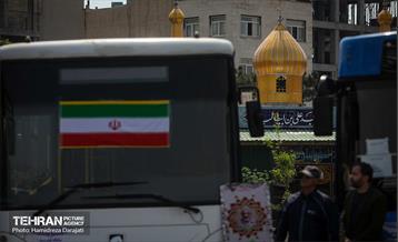 رونمایی از ۴۰ دستگاه اتوبوس شرکت واحد 23