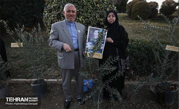 کاشت نهال به یاد شهدا در برج میلاد 10
