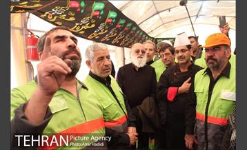 بازدید اعضای شورای اسلامی شهر تهران از خدمات رسانی به زائران اربعین حسینی 8