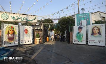 رونمایی از مجسمه های 6 شهید در منطقه 15 34