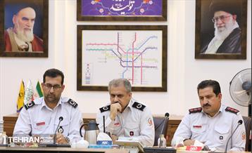 جلسه مشترک شرکت بهره‌برداری متروی تهران و حومه و سازمان آتش‌نشانی و خدمات ایمنی 6