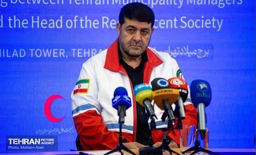 نشست مدیران شهرداری تهران با رئیس جمعیت هلال احمر 53