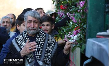 تشییع پیکر شهدای مدافع حرم در شهرک شهید محلاتی 24