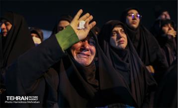 مراسم وداع با پیکرهای مطهر ۱۱۰ شهید گمنام دفاع مقدس 1