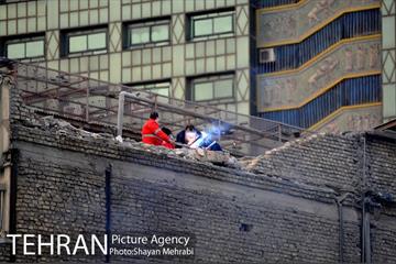 پنجمین روز آواربرداری ساختمان پلاسکو 10