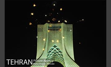 نور افشانی آسمان تهران به مناسب عید سعید فطر 11