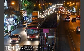 فعالیت شبانه روزی BRT تهران 25