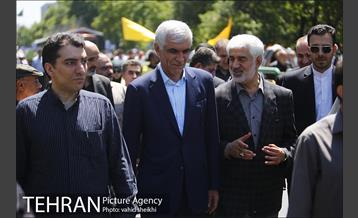 حضور شهردار تهران در راهپیمایی روز جهانی قدس 17