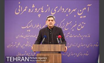 آیین آغاز بهره برداری از 4 پروژه فنی و عمرانی شهر 22