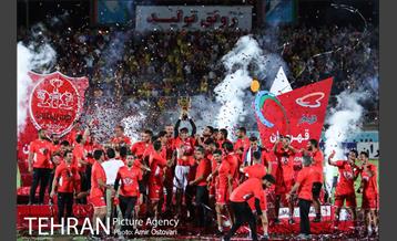 اهدای جام قهرمانی لیگ برتر به تیم پرسپولیس 19