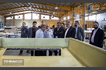 بازدید شهردار تهران از کارخانه خودروسازی «عقاب افشان» 33