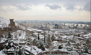 روز برفی در آبشار تهران 33