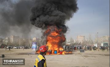 تمرین سراسری زلزله در بوستان ولایت 31