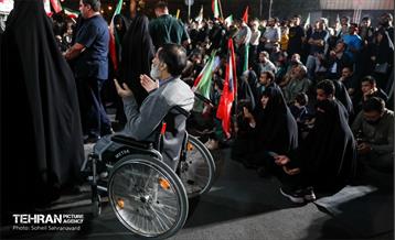 مراسم مناجات و توسل به امام زمان(عج) در رواق کشوردوست