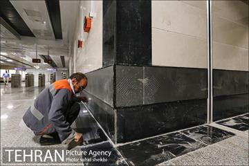 بازدید مدیرعامل متروی تهران از بخش میانی خط 7 مترو 43