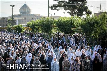 اقامه نماز عید فطر در جوار حرم حضرت شاه عبدالعظیم 7