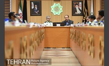 نشست دکتر شیخ با فرماندهان یگان انتظامی شهرداری تهران 16