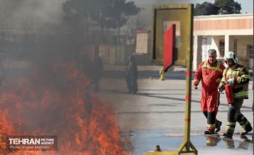 دوره آموزشی آتش‌نشانی ویژه خبرنگاران 19