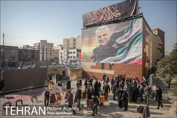 مراسم رونمایی از دیوارنگاره شهید سلیمانی 28