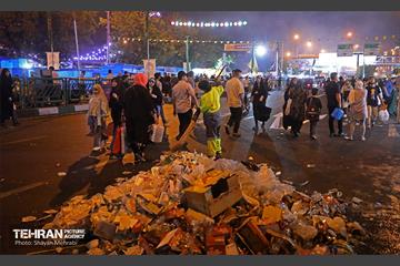 خدمات شهرداری تهران در پایان جشن غدیر 3