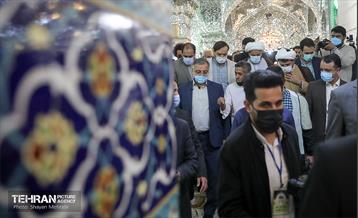 حضور شهردار تهران در حـرم حضرت عبدالعظیم حسنی (ع) 19