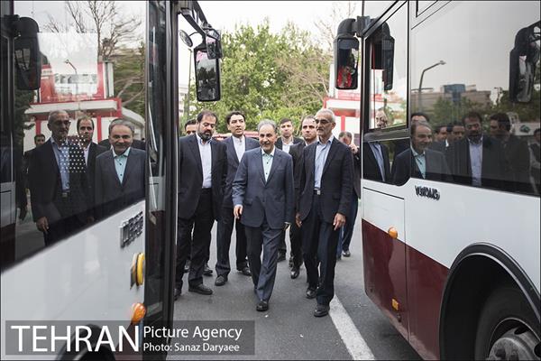 بازدید شهردار تهران از خطوط اتوبوسرانی 1