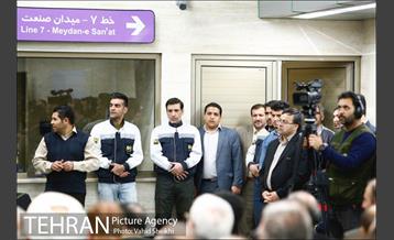 آیین بازگشایی و بهره برداری از 3 ایستگاه خط هفت مترو پایتخت 25