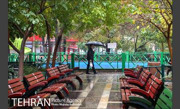 بارش باران پاییزی در تهران 18