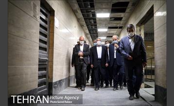 بازدید محسن هاشمی از خط 10 مترو 20