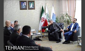 دیدار محمد سعید رئیس سازمان شهرهای متحد با پیروز حناچی شهردار تهران 9