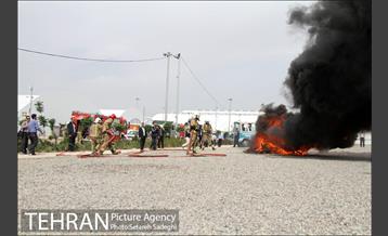 مانور مدیریت بحران نمایشگاه کتاب‎ 2