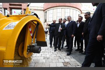 رونمایی از ماشین آلات سازمان مدیریت پسماند 1