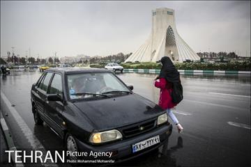 بارش باران پاییزی در تهران 28
