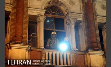 آتش سوزی ساختمان میدان حسن آباد 20