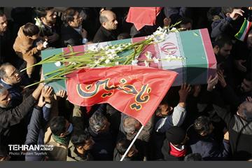 تشییع پیکر شهید گمنام دفاع مقدس "همسایه فردوس" 5