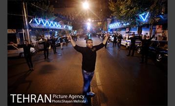 شور حسینی در خیابان گرگان 11