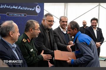 آیین بهره‌برداری از زیرگذر کوهک 5