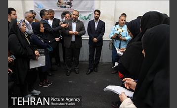 بازدید شهردار،مدیران شهری و اصحاب رسانه از محله هرندی 16