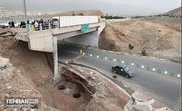 بازدید عضو شورای شهر از پروژه بزرگراه شهید شوشتری 18