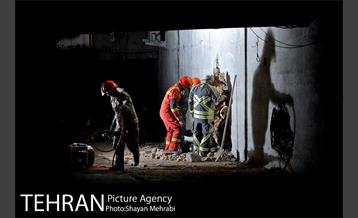 امداد رسانی شبانه در حادثه پلاسکو 36